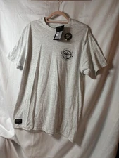 Howitzer Patriot T-Shirt Warrior Spirit Military Men’s T-shirt Light Gray Size L