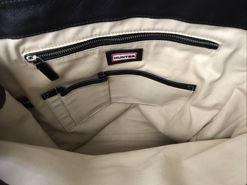 HUNTER schwarze Lackledertasche - Bild 5 von 5