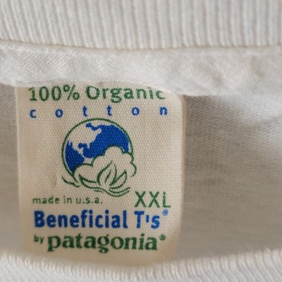 Vintage Patagonia Shirt Mens XXL White Fish Beneficial T Organic