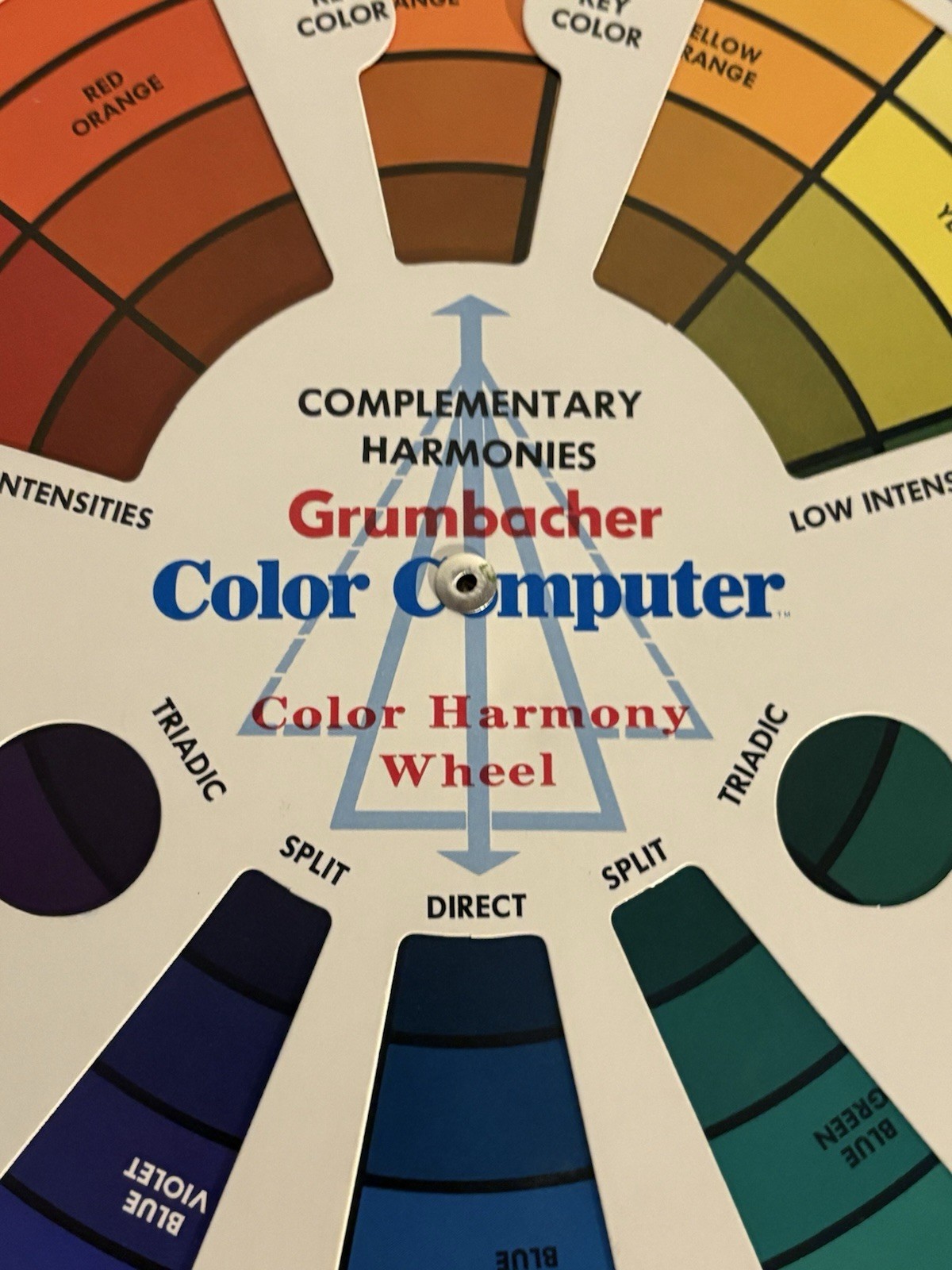 VTG M. Grumbacher Color Computer Double-Sided Circular Wheel (B 420) 1972/ 1977