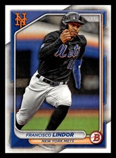 Francisco Lindor 2024 Bowman #38 New York Mets