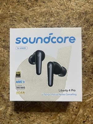 Soundcore Anker Liberty 4 Pro True Wireless Noise Cancelling Headphones  - Black