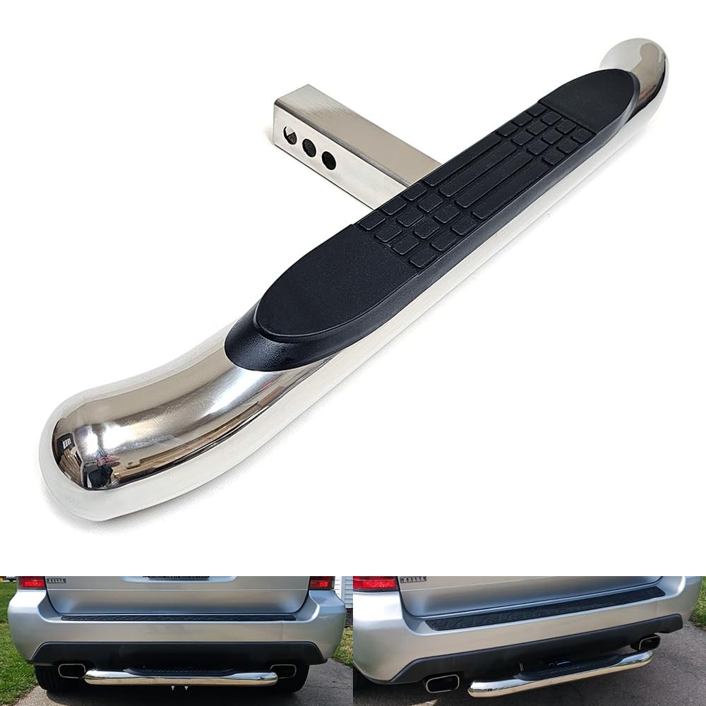 Chrome 30" Hitch Step Bar 3" Curved Bumper Guard 2" Receiver SUV Pickup Truck