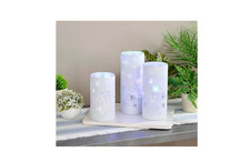 Set of 3 Celebration Hurricanes by Valerie - White