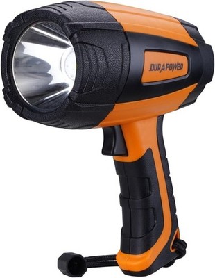 Durapower Rechargeable Spotlight, 60000 Lumens LED Spotlight Flashlight, IP44 Wa