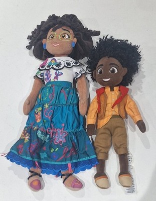 Disney Encanto Plüsch-Set: Mirabel (18 Zoll) und Antonio (14 Zoll) weiche Puppen