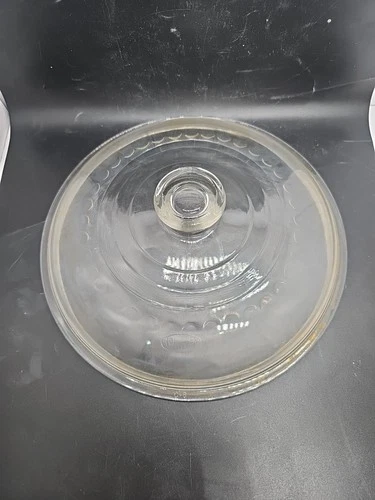 Wagner Ware Cast Iron C-8 Glass Lid 8" Dutch Oven Cover With Logo Made In sa