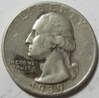 1939-D Washington Quarter - 90% Silver - #11350-8