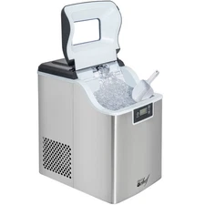Deco Chef 44LB Countertop Nugget Ice Maker, 2.6LB Auto-Renew Basket 1.8LB/Hour