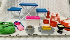 Barbie Doll Lets go Camping 19 Piece set