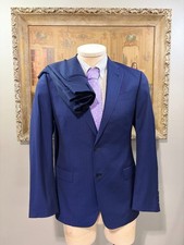 Armani Collezioni G Line 2 Buttons Italian Wool Pinstripe Suit 40 R 34x31