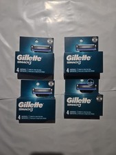 Gillette Mach3 Razor Blade Refills, 16 Cartridges Total 4 Packs Of 4