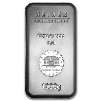 1 kilo Silver Bar - Geiger (Security Line Series/1000 Gram) | eBay