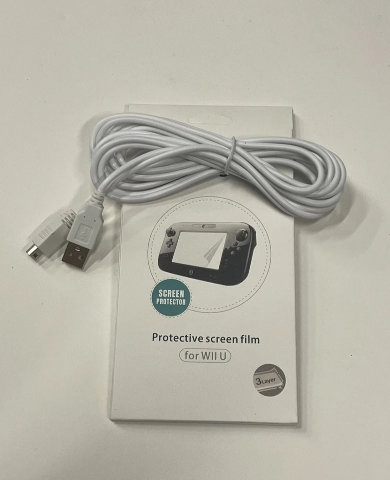 Cable Cargador USB para Mando Gamepad Nintendo Wii U Plus 6 Piezas. Pantalla P Foto 2 de 4