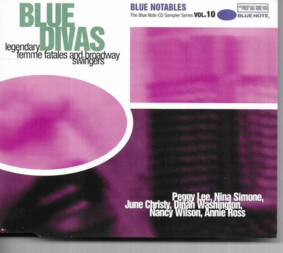 Blue Notables Vol 10 Blue Divas Legendary Femme Fatales & Broadway Sampler CD