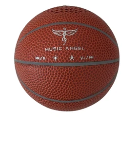 Music Angel Basketball Mini Bluetooth Wireless Speaker with 7 Color LED Lights