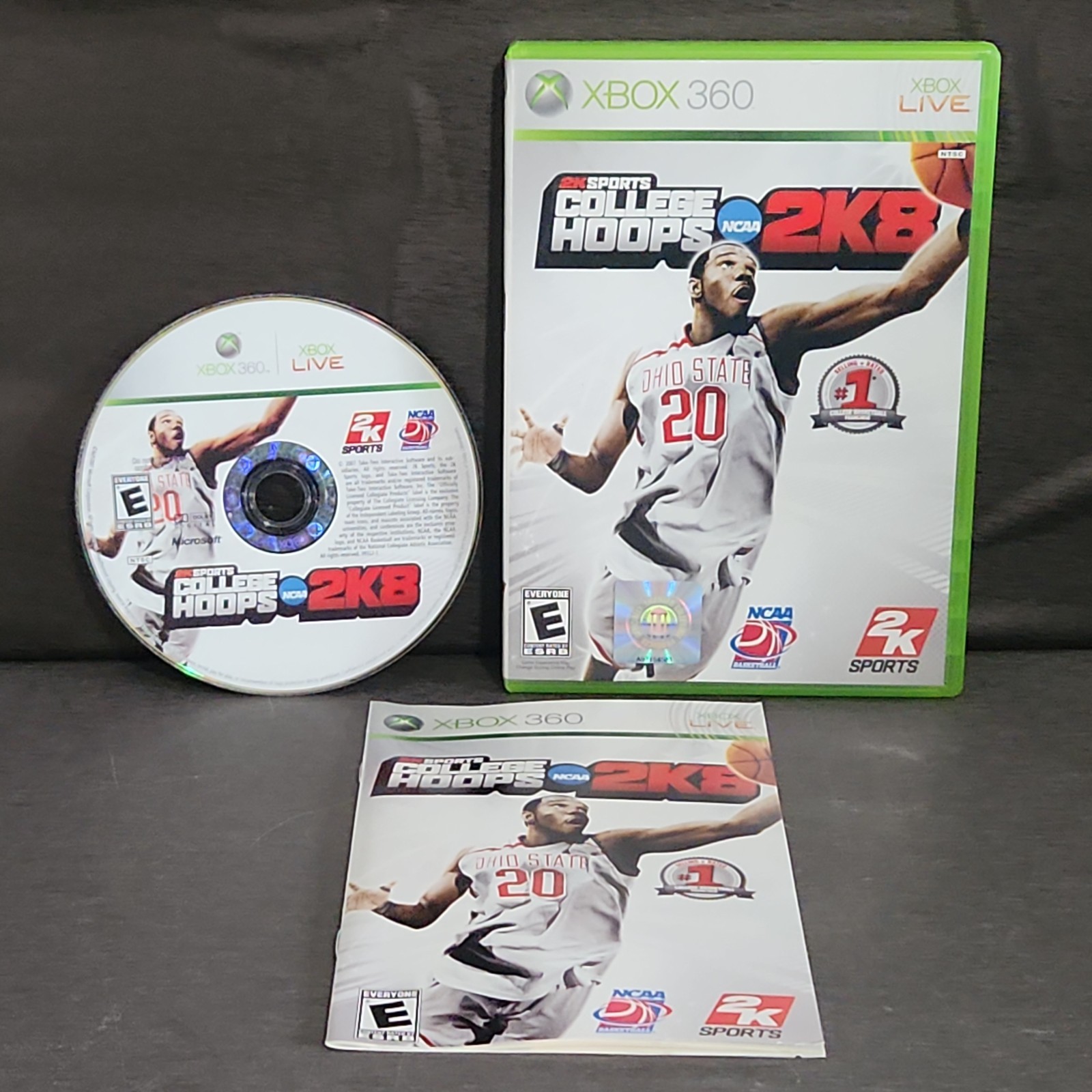 College Hoops 2K8 Xbox 360 Complete Refubished