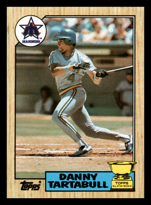 1987 Topps Danny Tartabull All-Star Rookie Gold Cup #476 NM-MINT
