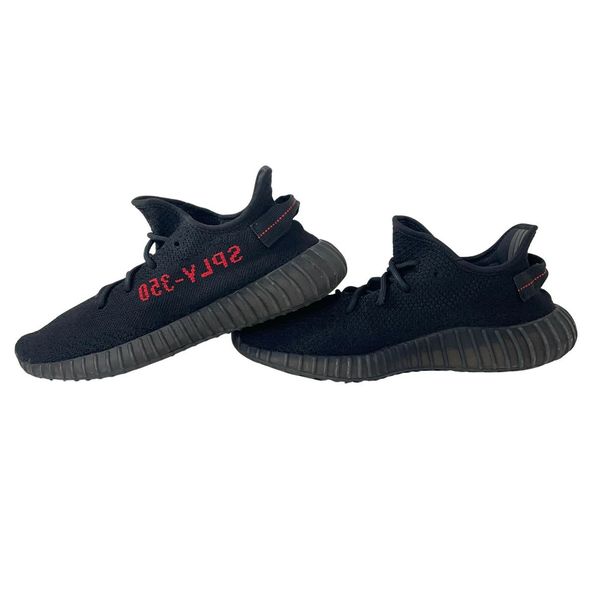 ADIDAS YEEZY Boost 350 V2 Bred Easy Boost Black CP9652 Black Red 27.5cm US 9.5 thumbnail 4