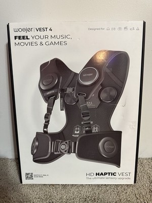 Woojer Vest 4 HD Haptic Vest Next-Gen Immersive Audio & Gaming