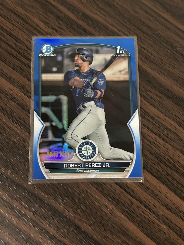 2023 Bowman - Chrome Prospects Robert Perez Jr. #BCP-124 Blue Refractor /150