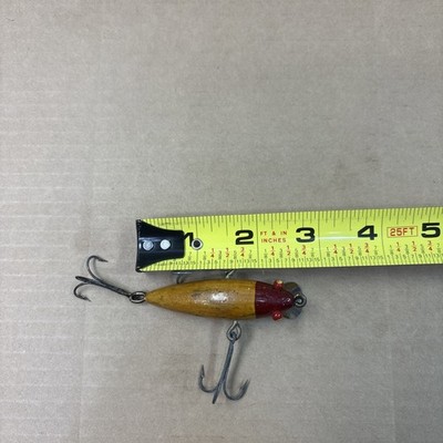 antique price guide for wooden fish lures FISHING LURE 5" Hand/Homemade GREEN & SILVER Minnow PAT Get A Grip & More Antique Homemade Wooden Fishing Lure