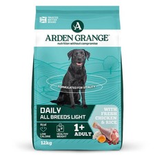 Image of Arden Grange Adult Light Dry Dog Food 2kg/6kg/12kg