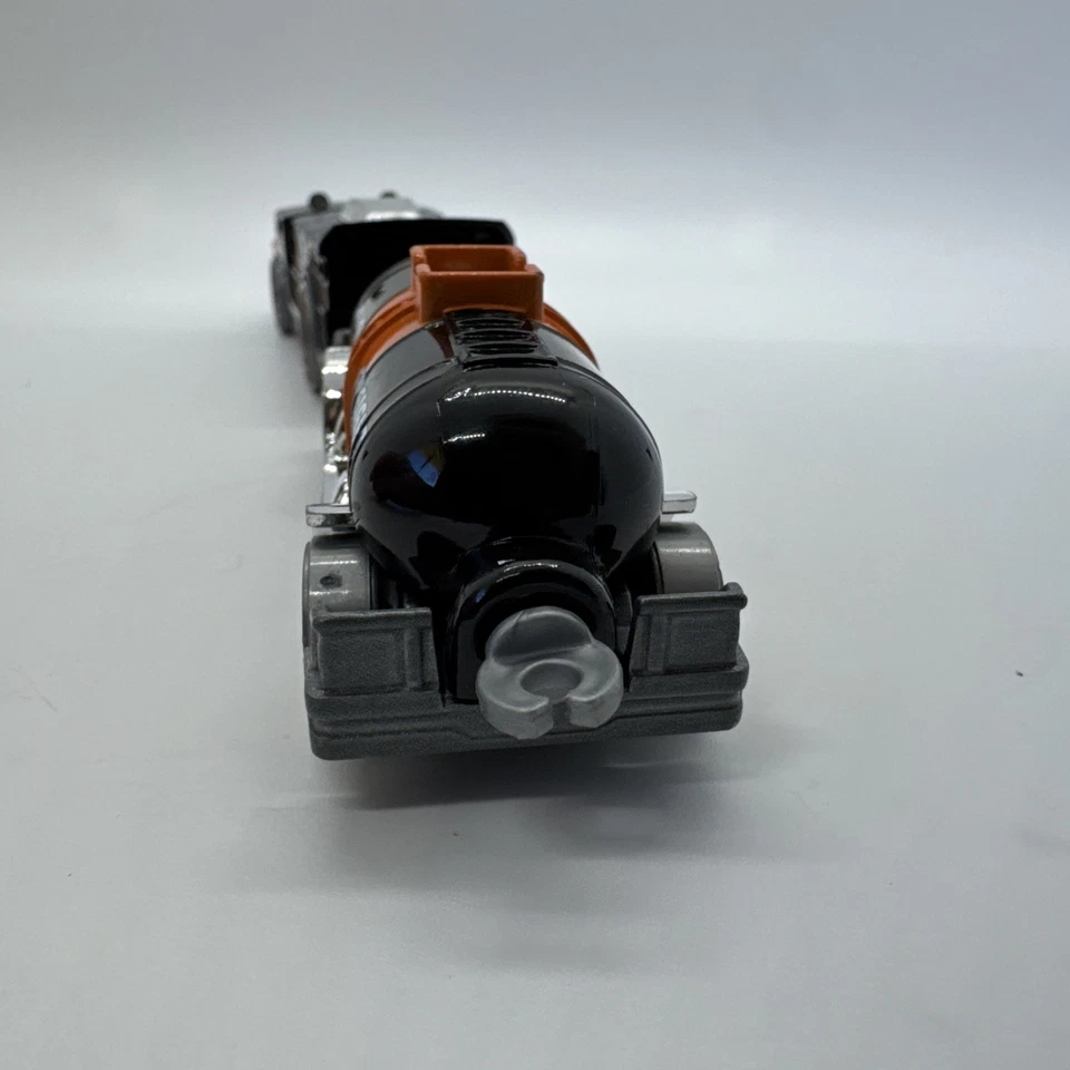 Rare 2010 Hot Wheels Fast Freight Train Black Orange Diecast 1:64 Mattel - Image 4 of 4