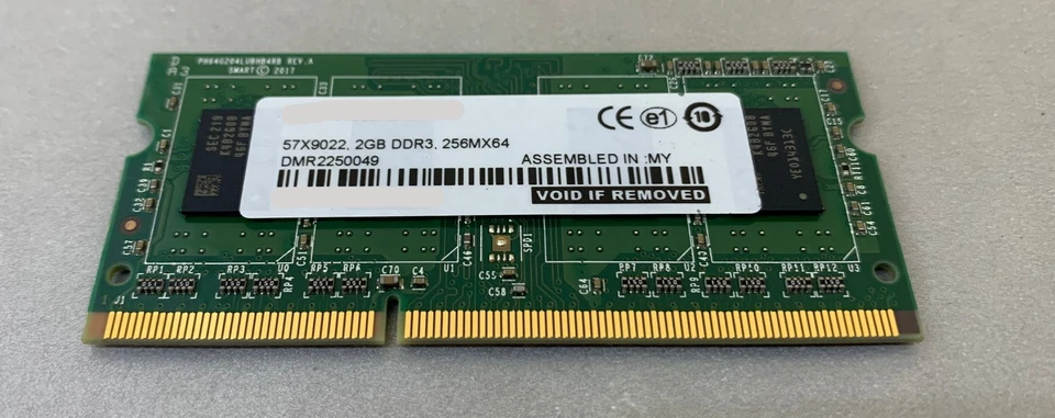 Lexmark 57X9022 2GB DDR3 256Mx64 RAM Memory Stick - Image 2 of 4