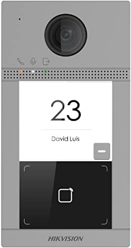 Postazione esterna Hikvision 1 pulsanti videocitofono WiFi IP con telecamere HD