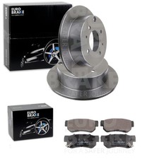 EuroBrake BREMSSCHEIBEN 262mm + BELÄGE HINTEN passend für HYUNDAI MATRIX SONATA