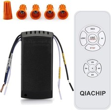 Universal Ceiling Fan and Lights Wireless Remote Control Kit 3-in-1 3 Speed Fan