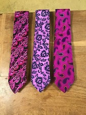 THREE DUCHAMP SILK TIES JOB LOT ALL THREE FOR £39 BUYERS ONLY NO WATCHERS 