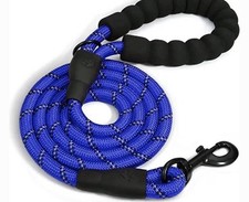 Reflective Climbing Rope 6ft Dog Leash with Padded Handle & Durable Metal Clasp