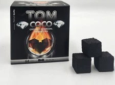 TOM PREMIUM COCO HOOKAH COAL 64Pcs
