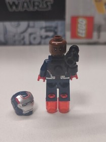 Marvel Super Heroes Iron Patriot Custom Lego Minifigure James Rhodes 30168 Rare