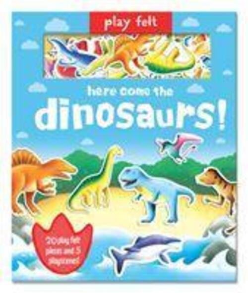 Thumbnail - Georgina Wren | Play Felt Here Come The Dinosaurs - Activity Book |