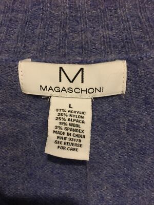 Magaschoni sweater Wool Alpaca Blend Womens Large NWT | eBay