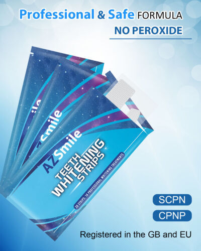 28Pcs 3D Teeth Whitening Strips Tooth Bleaching White Strips 14 Treatments