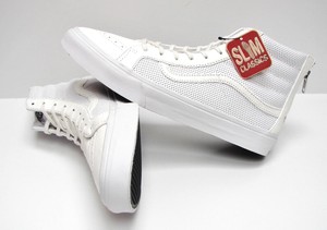 vans sk8 white leather