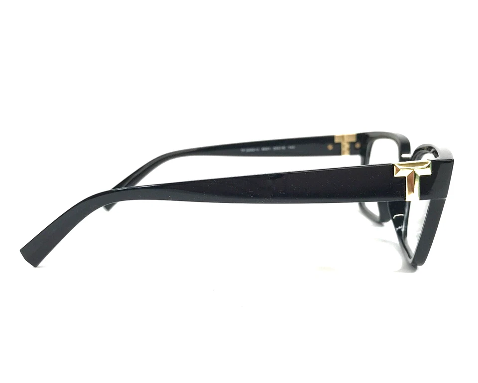 Tiffany & Co. Eyeglasses Frames TF2232-U 8001 Black Cat Eye Asian Fit 53-16-140 - Image 4 of 4