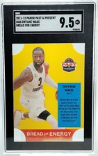 Dwyane Wade Die Cut SGC 9.5 2011-12 Past & Present Bread for Energy #44 HOF Heat