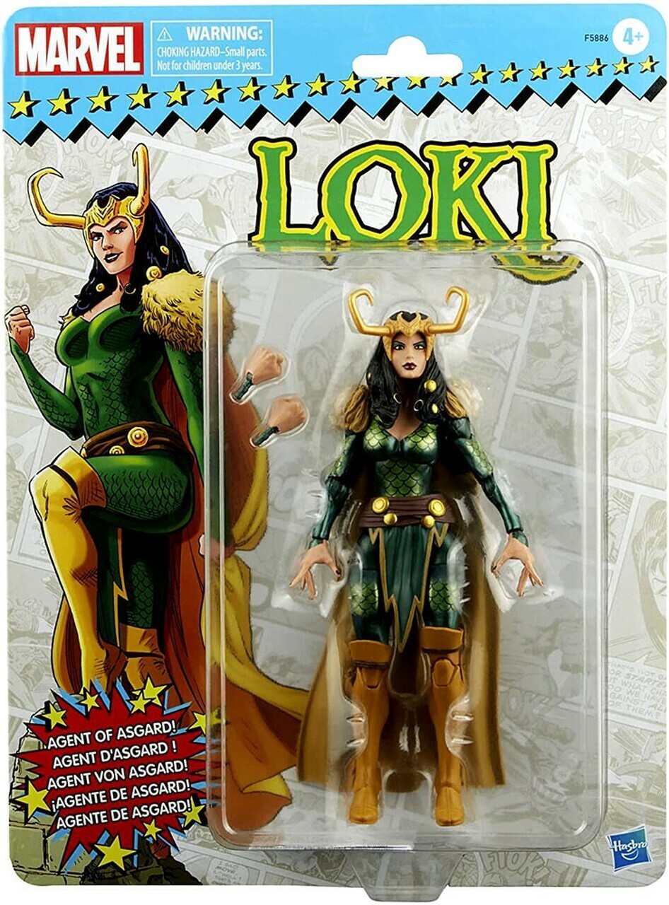 MARVEL LEGENDS VINTAGE LOKI AGENT OF ASGARD ACTION FIGURE