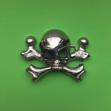 pirate skull - belt buckle