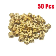 Brass Threaded Screw Insert M3-0.5 Metal Parts Screw Inserts Set Threaded