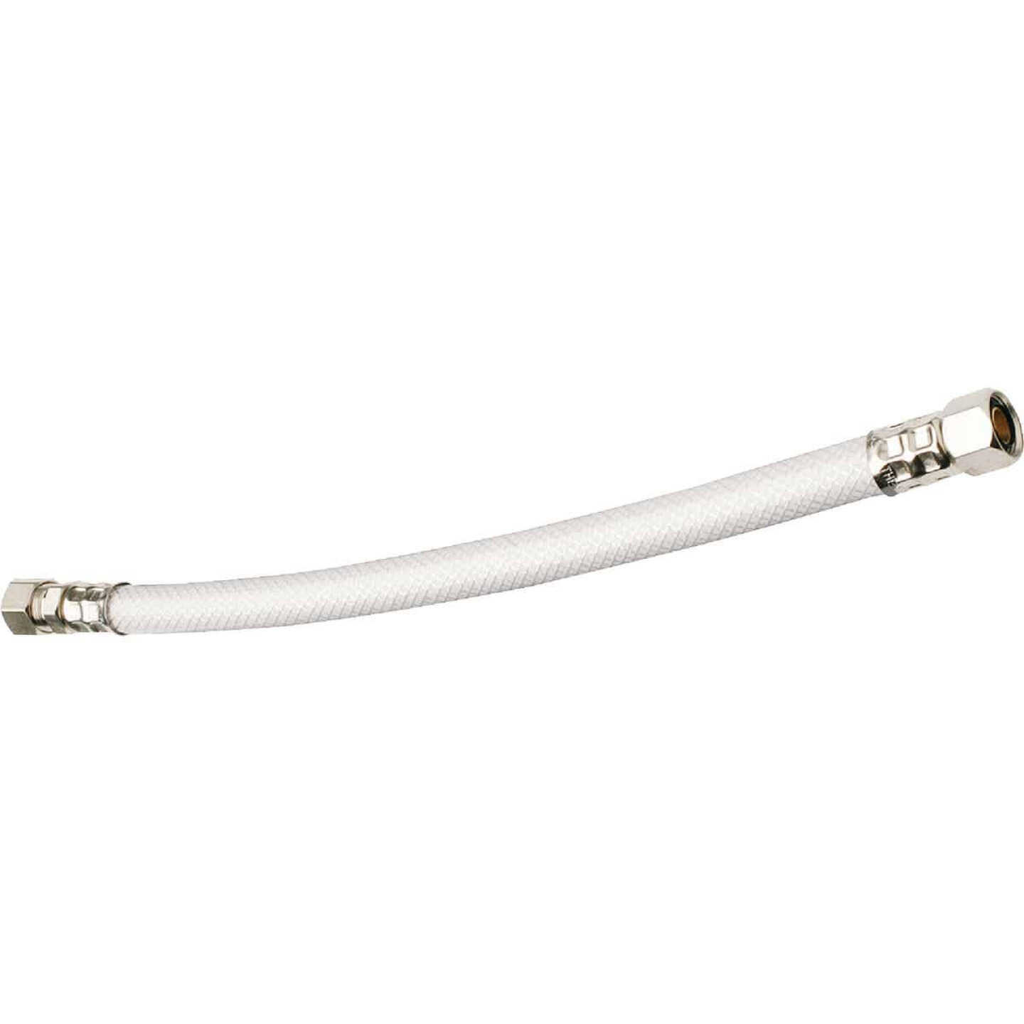 (25)-Doit 3/8 In. OD X 3/8 In. OD X 12 In. L Vinyl Faucet Connector Model:456107