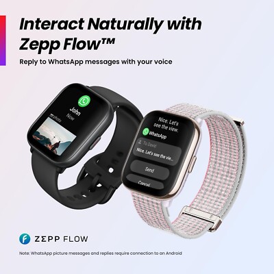 Amazfit A Zepp Brand Active Bluetooth Sports Watch Pink for sale 