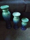 Ceramic Candle Holder Towers! Set Of 3 * Lovely Home Decor! * New In Box* — photo 2