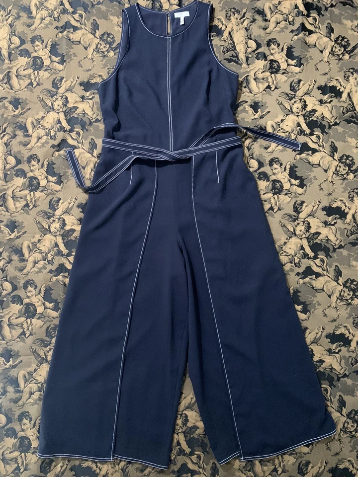 Mono Pantalón Joie Palazzo Azul Marino Ultra Alta Gama Talla 8 Foto 2 de 4