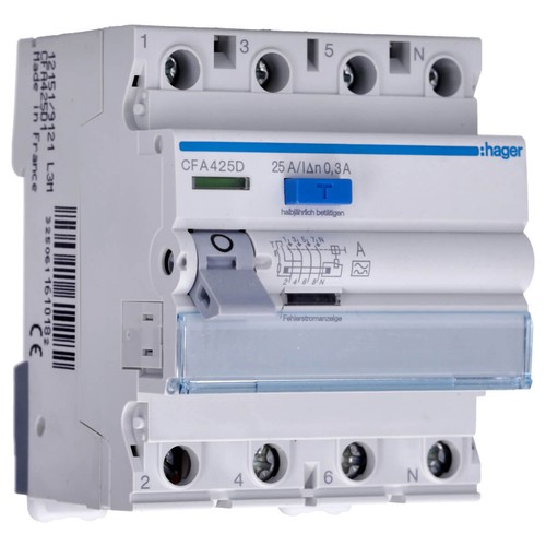 Hager FI LS Schalter Fehlerstromschalter Leitungsschutzschalter CDA CDS MBN MBS - Bild 16 von 60